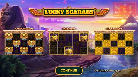 Booming games lucky scarabs  Prestataire